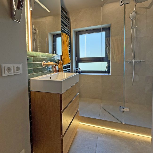 Renoviertes Badezimmer